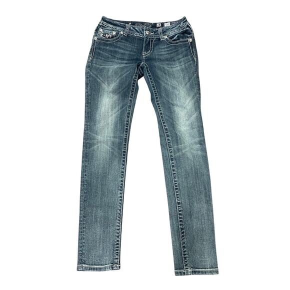 Miss Me Skinny Jeans โ Style JP6095S, VTG 69 (Size 28) - Picture 2 of 7